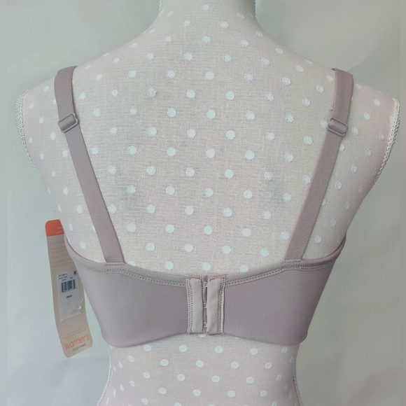 WARNERS All Over Smoothing Bliss Convertible Bra 36DD Mauve Pink - Picture 2 of 9
